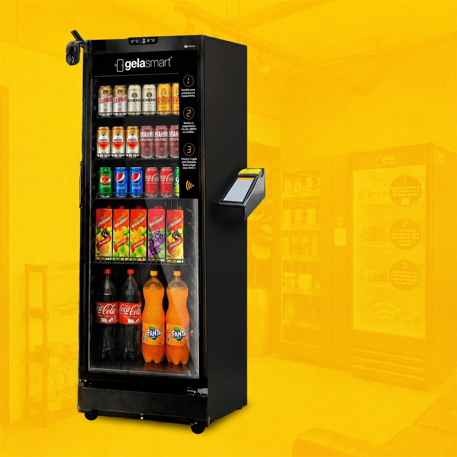 Geladeira autônoma Gela Smart nova geração