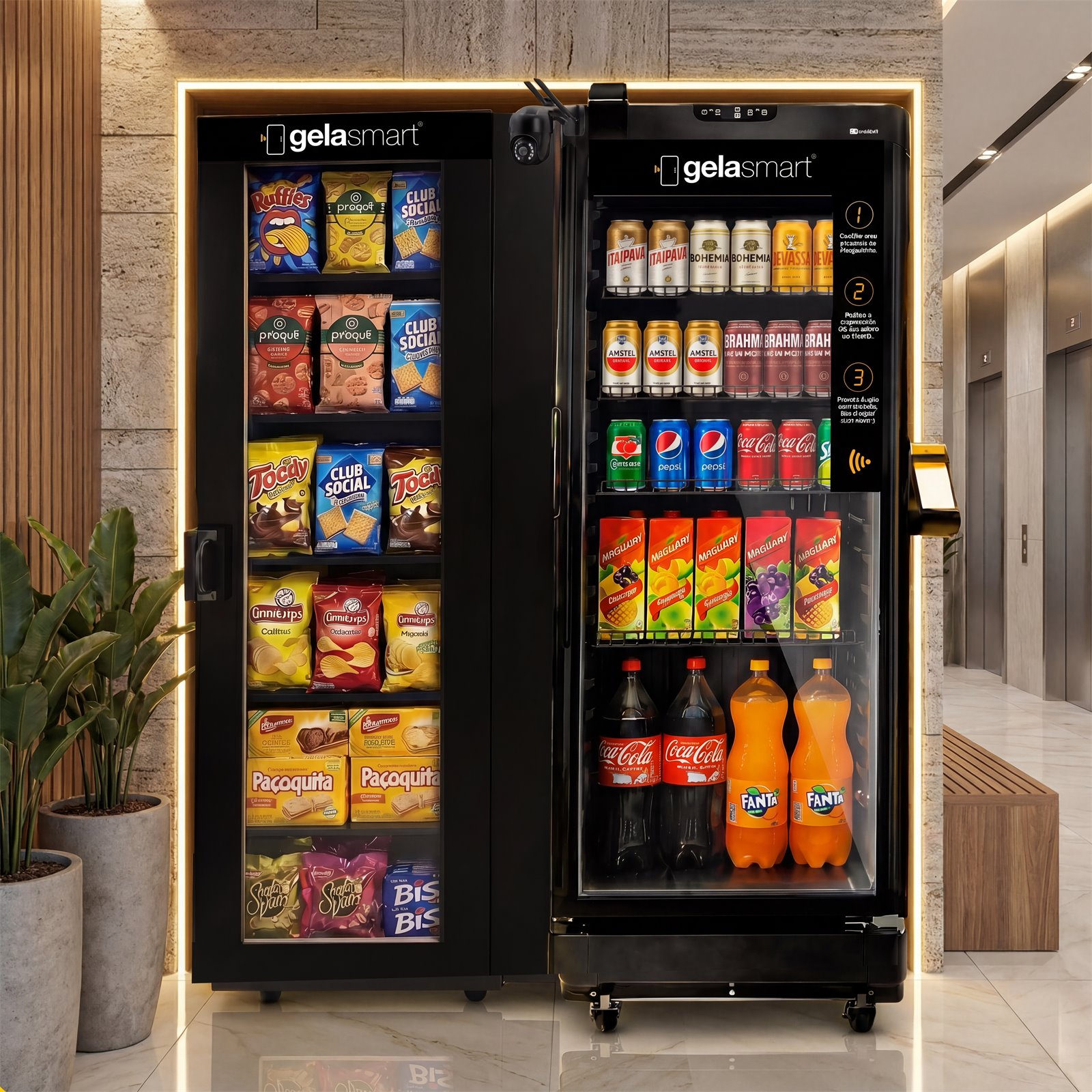 Geladeira autônoma híbrida Gela Smart